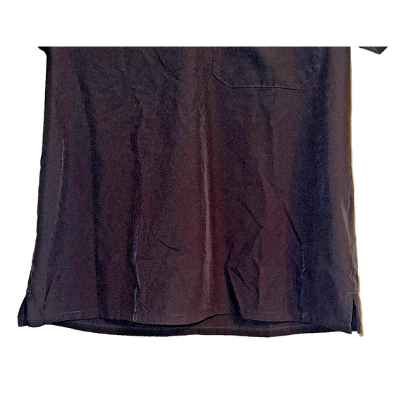 FIGS Catarina‎ One-Pocket Scrub Top Women's Medium Black V-Neck Medical Uniform - Picture 5 of 9